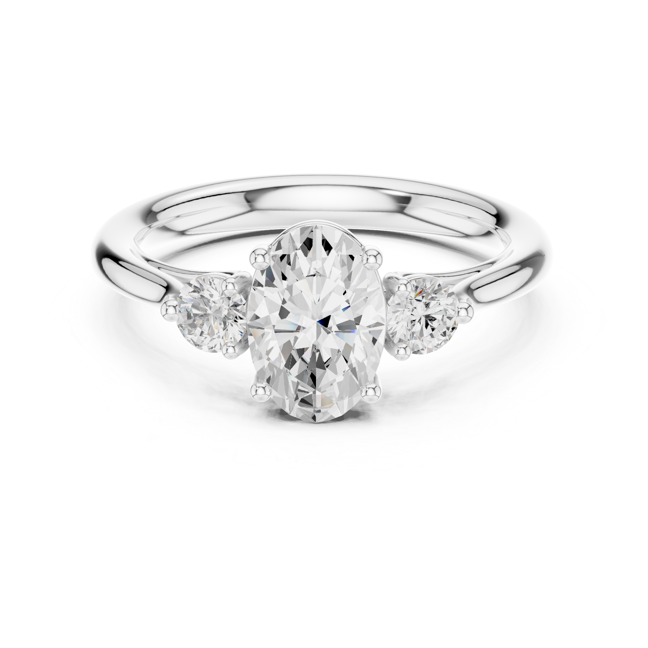 Esme Cushion Cut Solitaire Lab Grown Diamond Ring