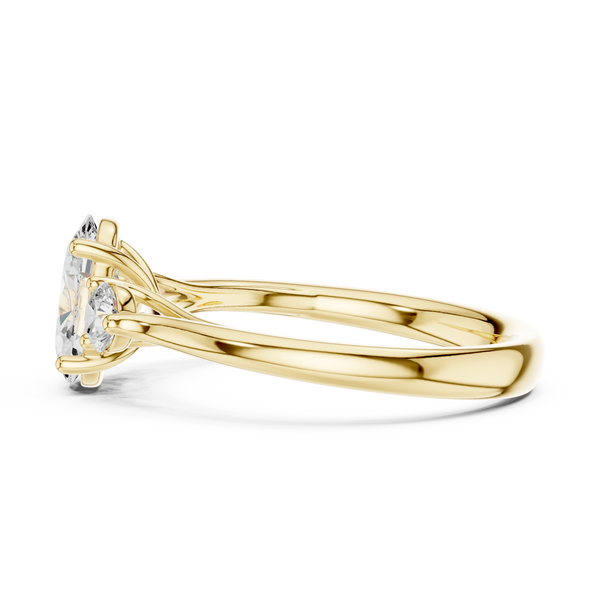 Esme Cushion Cut Solitaire Lab Grown Diamond Ring