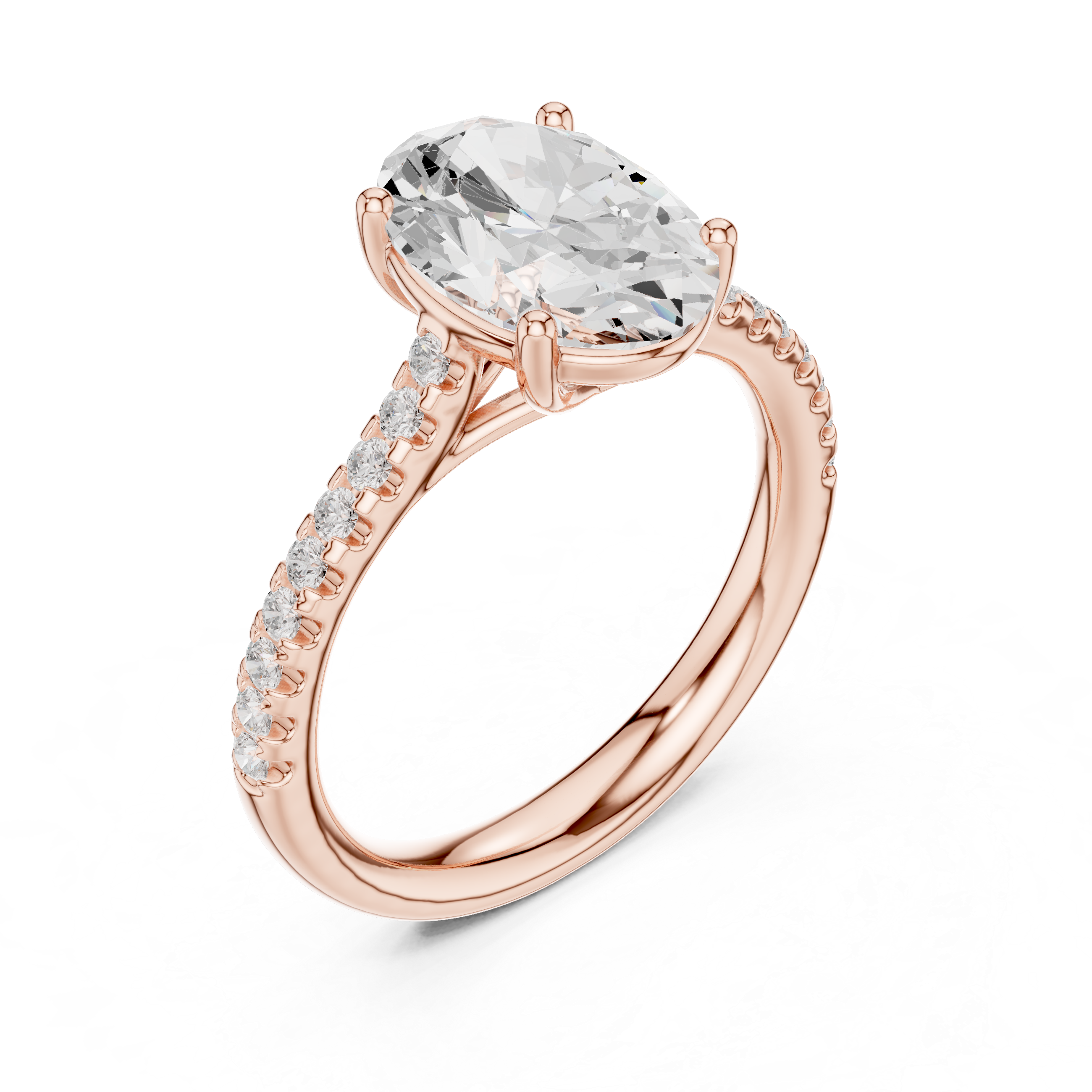 Ayla Marquise Cut Twisted Band Lab Grown Diamond Ring