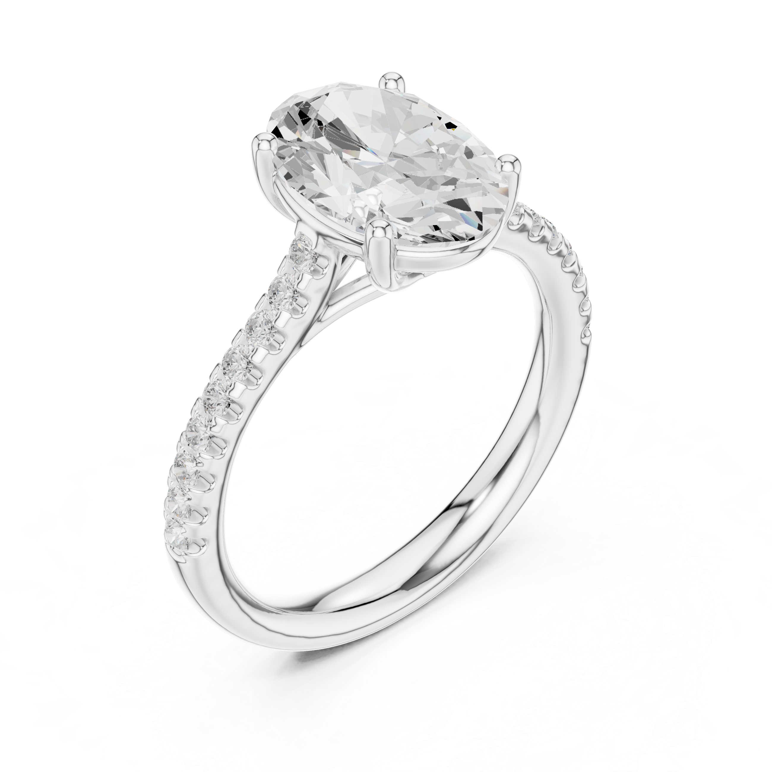 Ayla Marquise Cut Twisted Band Lab Grown Diamond Ring