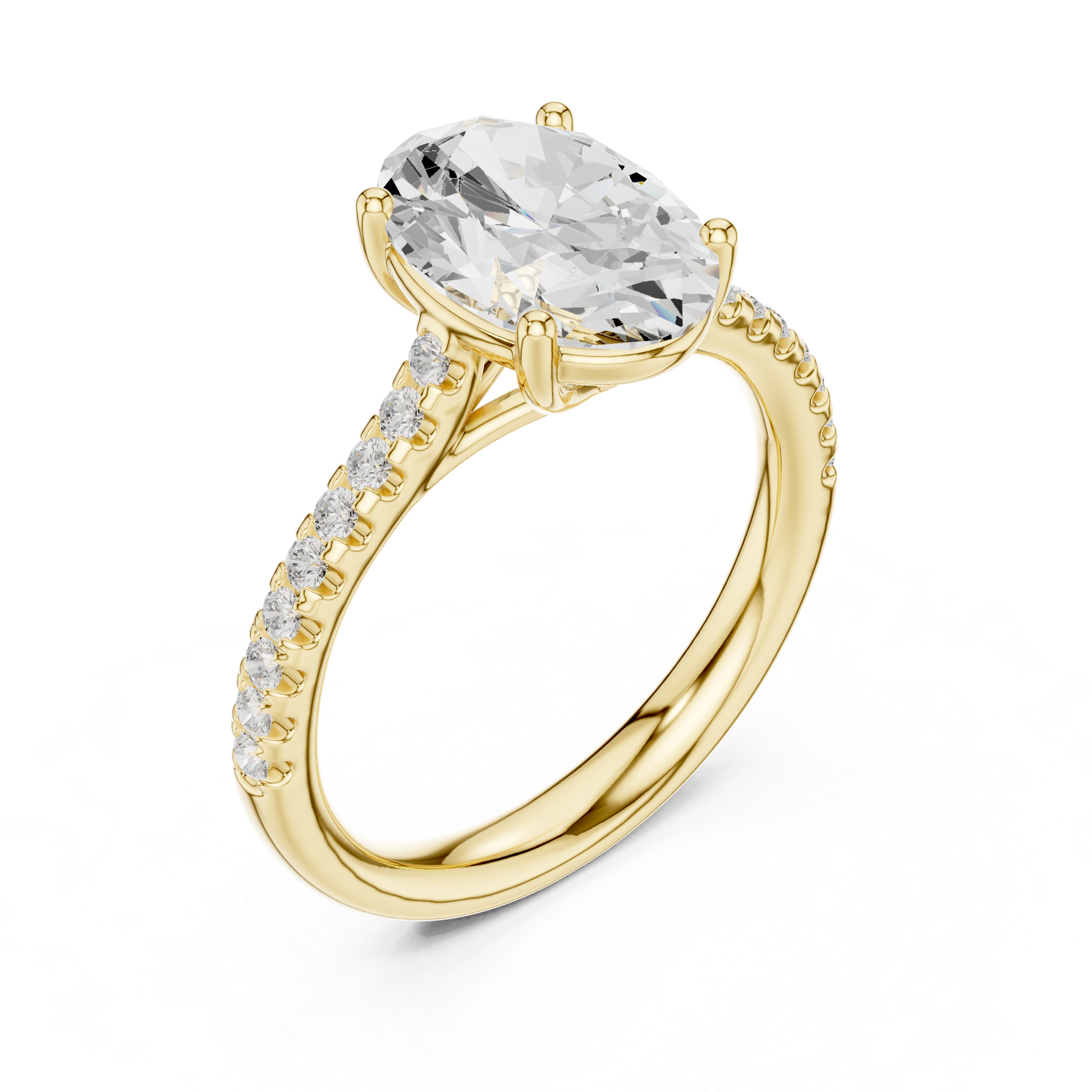 Ayla Marquise Cut Twisted Band Lab Grown Diamond Ring