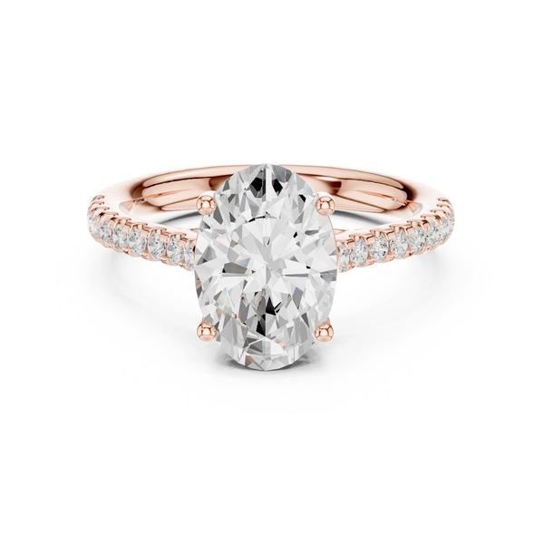 Ayla Marquise Cut Twisted Band Lab Grown Diamond Ring