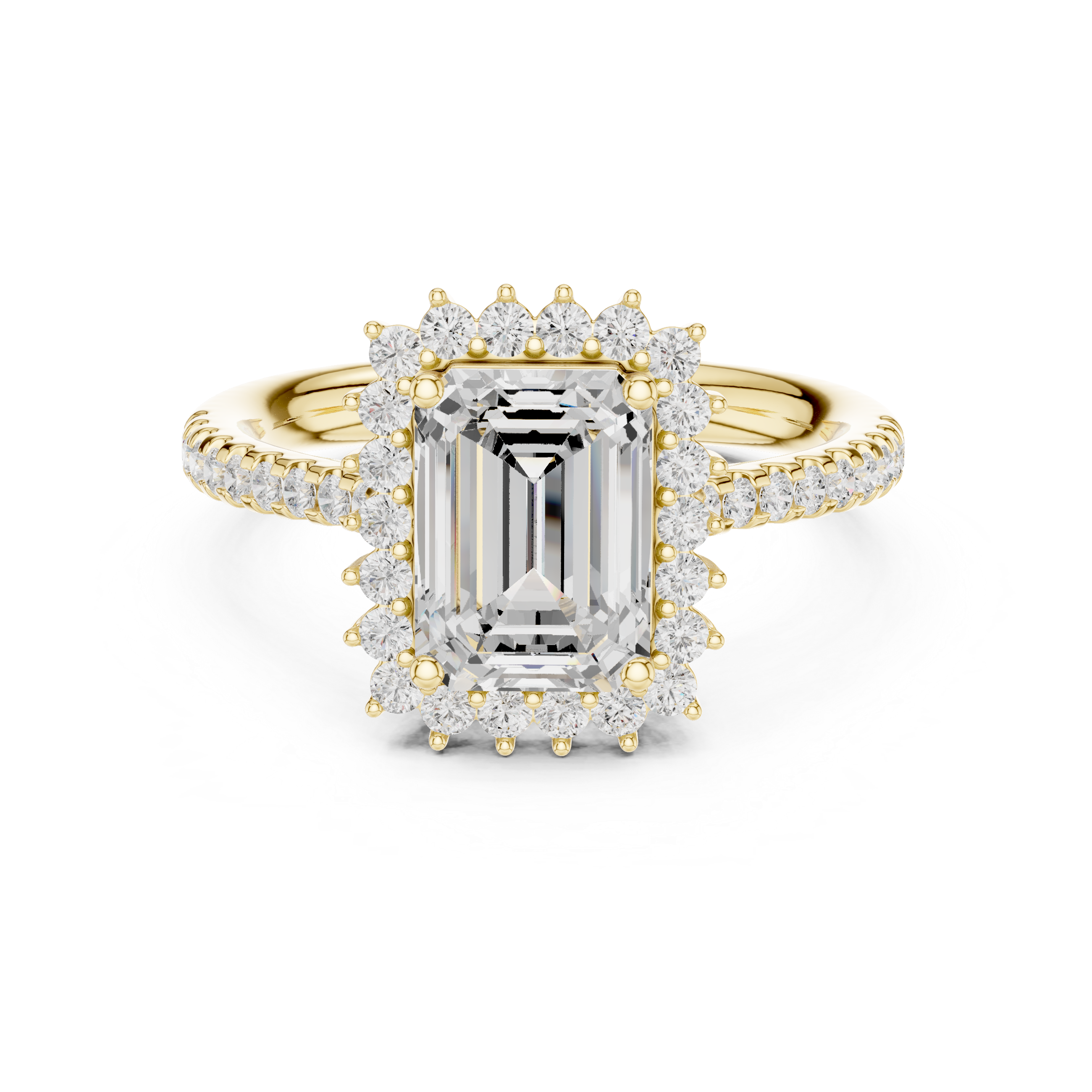 Rhea Princess Cut Twisted Band Lab Grown Diamond Ring