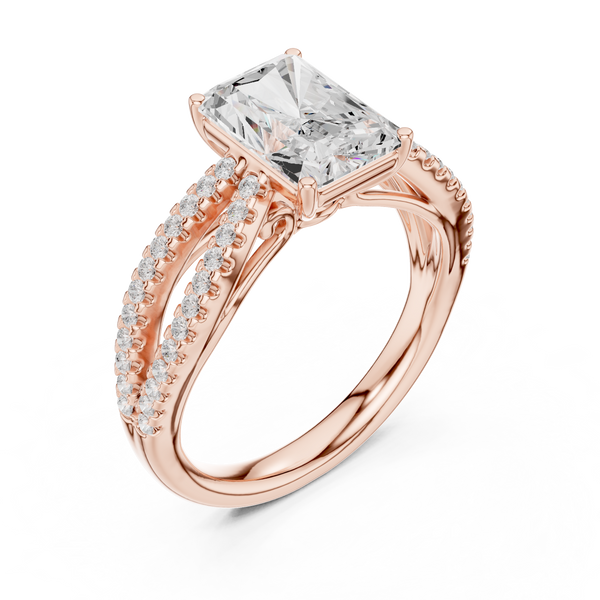 Mila Oval Cut Three Stone Lab Grown Diamond Ring