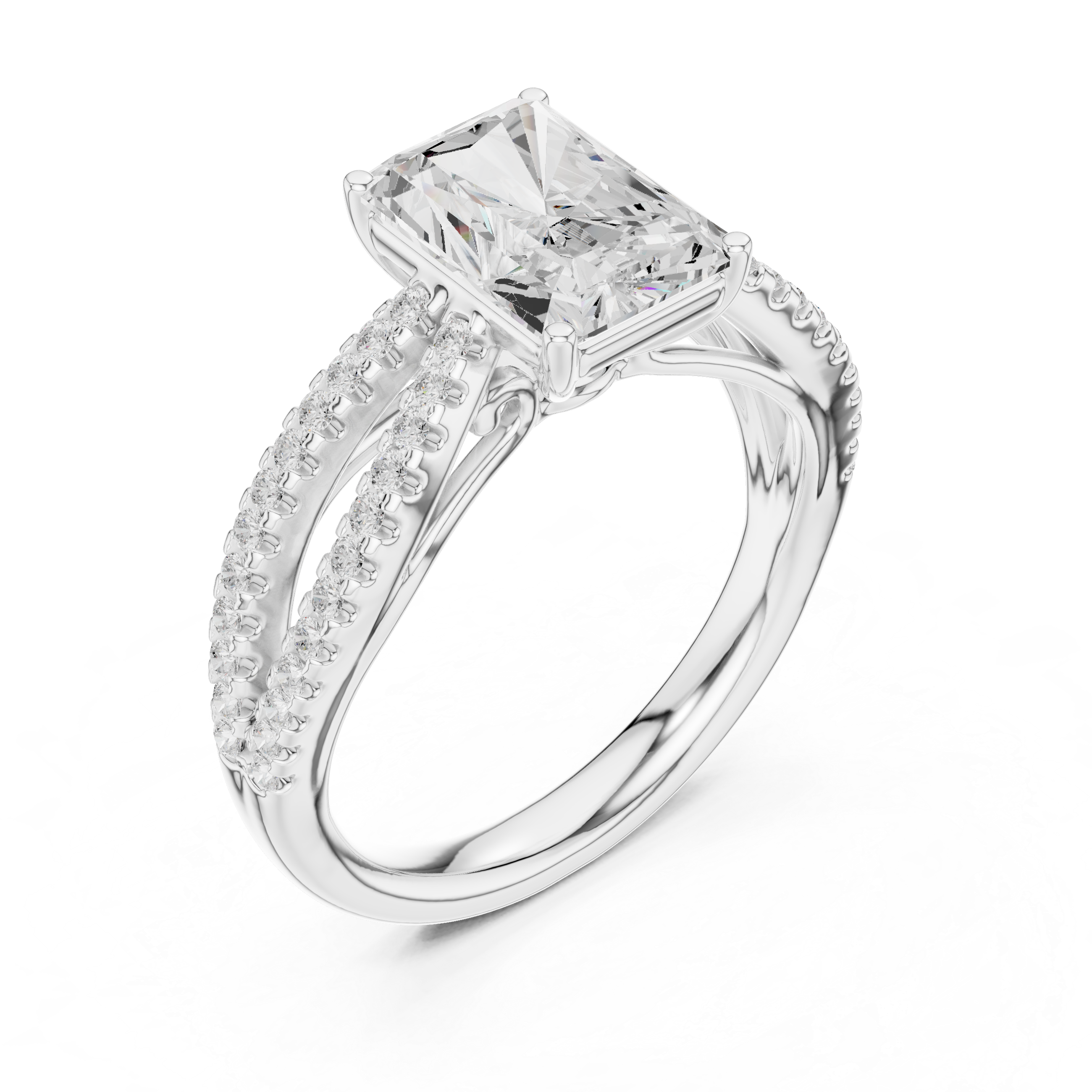 Mila Oval Cut Three Stone Lab Grown Diamond Ring