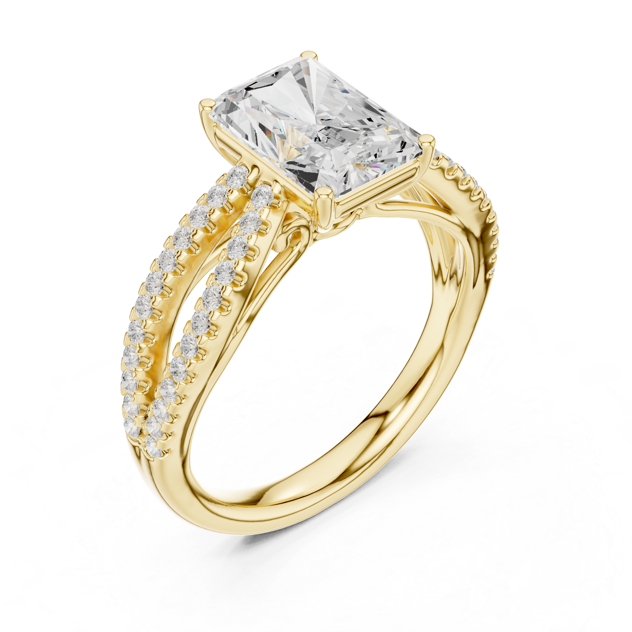 Mila Oval Cut Three Stone Lab Grown Diamond Ring