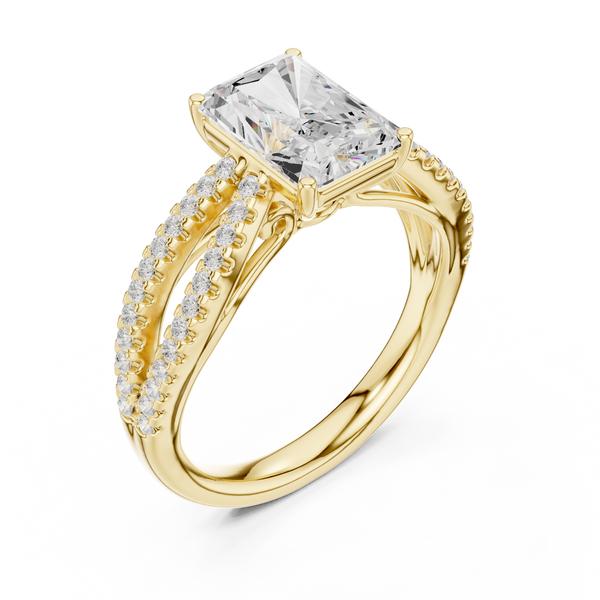 Mila Oval Cut Three Stone Lab Grown Diamond Ring