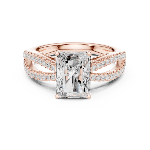 Mila Oval Cut Three Stone Lab Grown Diamond Ring