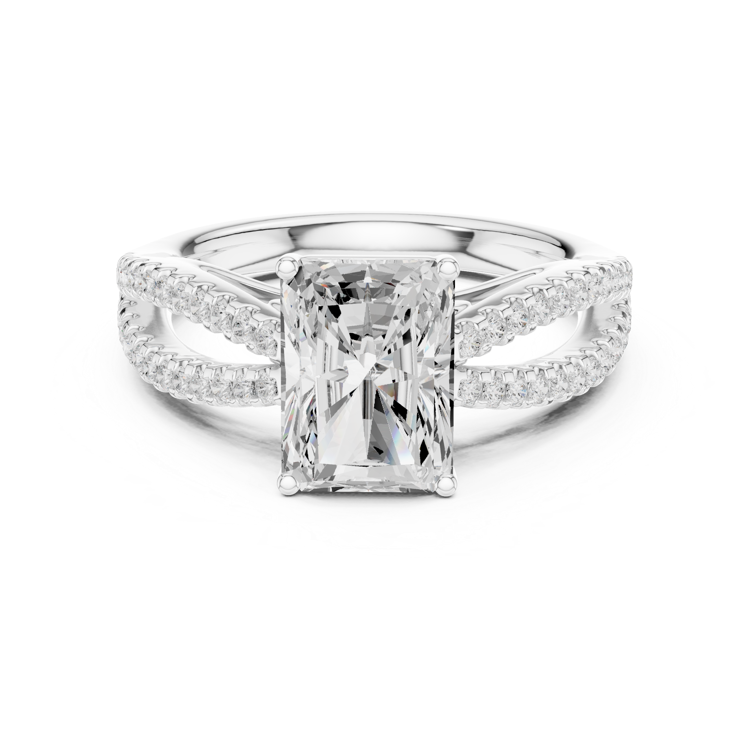 Mila Oval Cut Three Stone Lab Grown Diamond Ring