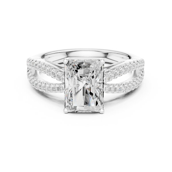 Mila Oval Cut Three Stone Lab Grown Diamond Ring