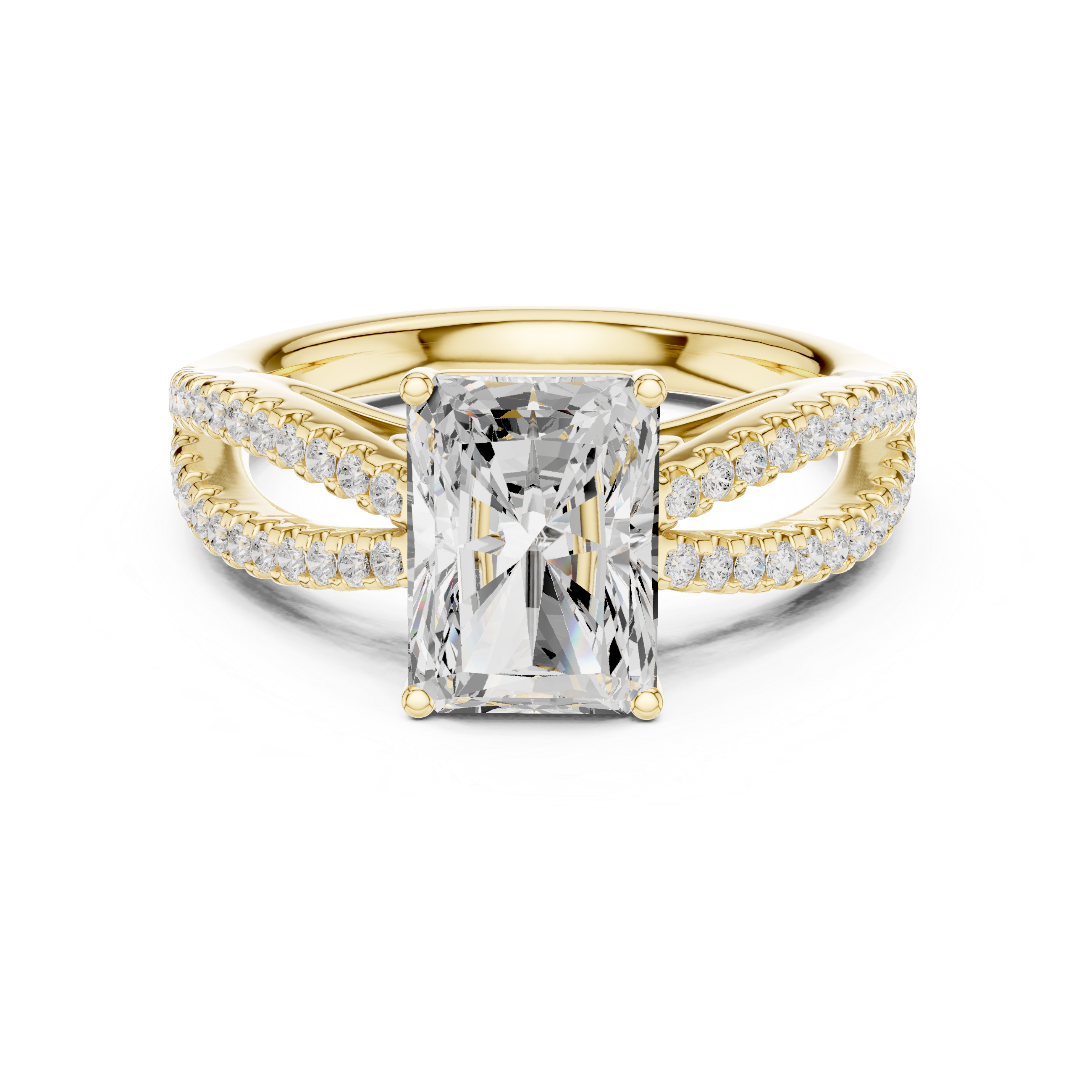 Mila Oval Cut Three Stone Lab Grown Diamond Ring