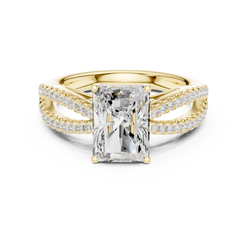 Mila Oval Cut Three Stone Lab Grown Diamond Ring