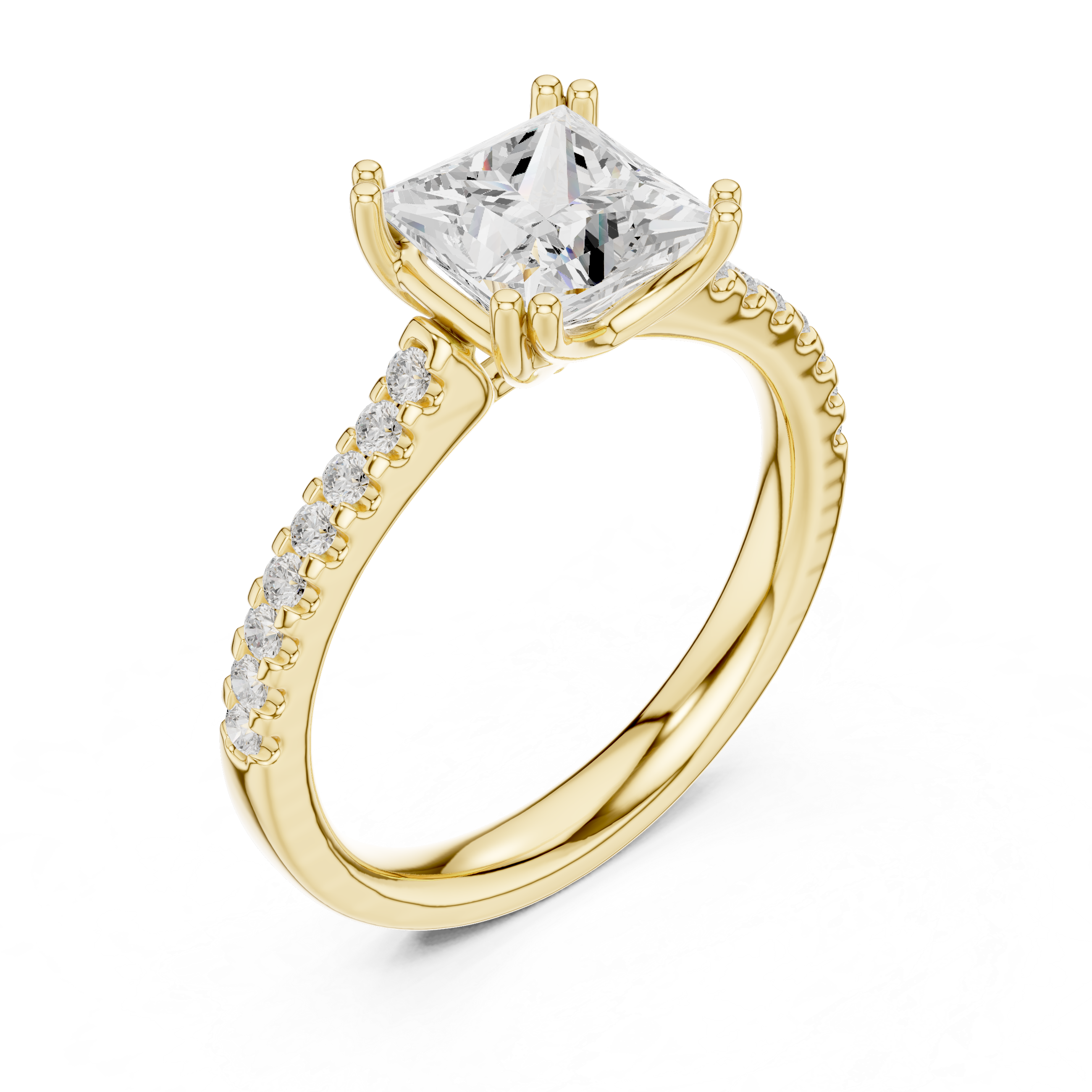 Freya Antique Milgrain Border Lab Grown Diamond Ring