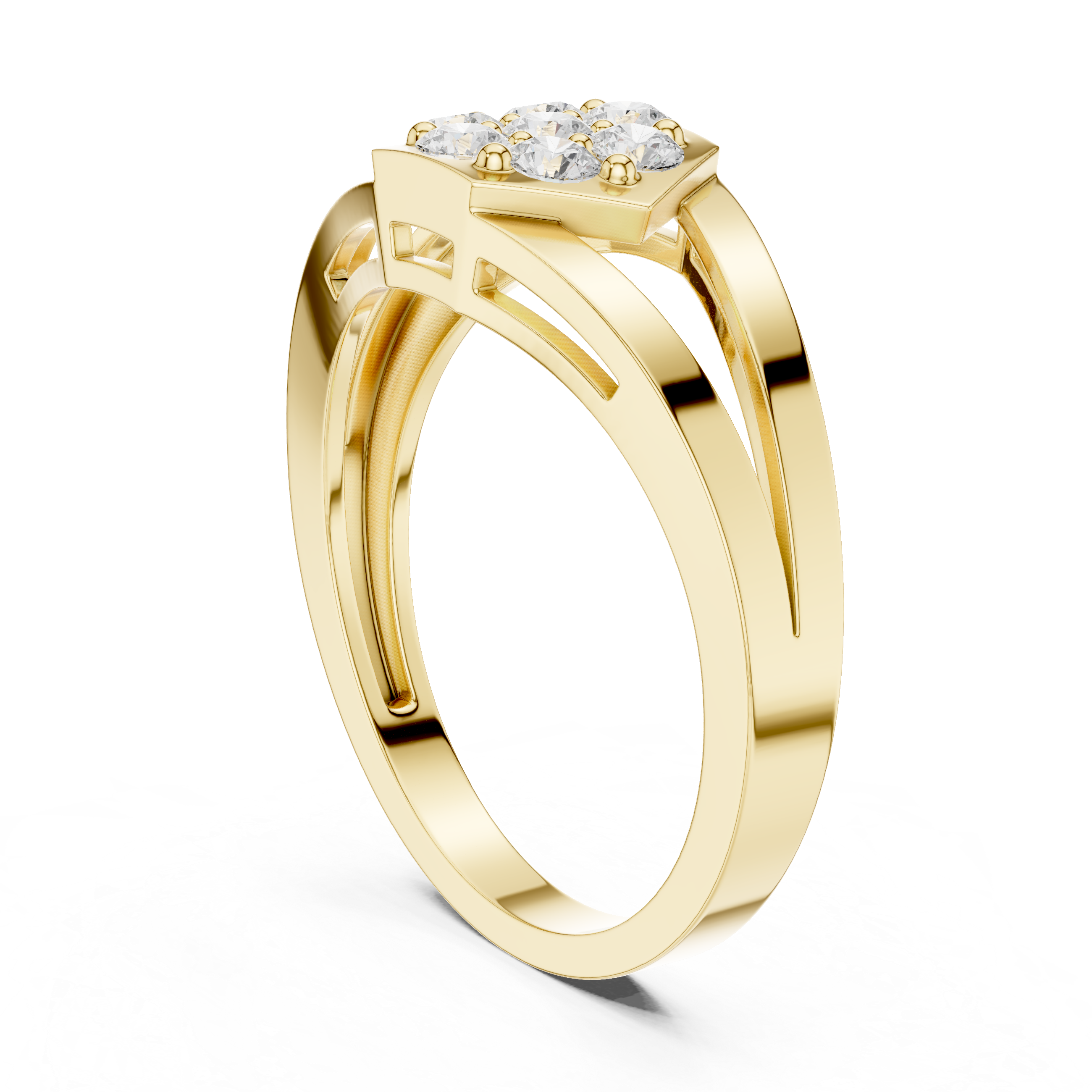 Kismet Interwoven Eternity Band Lab Grown Diamond Ring