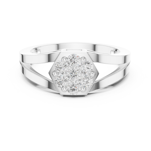 Kismet Interwoven Eternity Band Lab Grown Diamond Ring