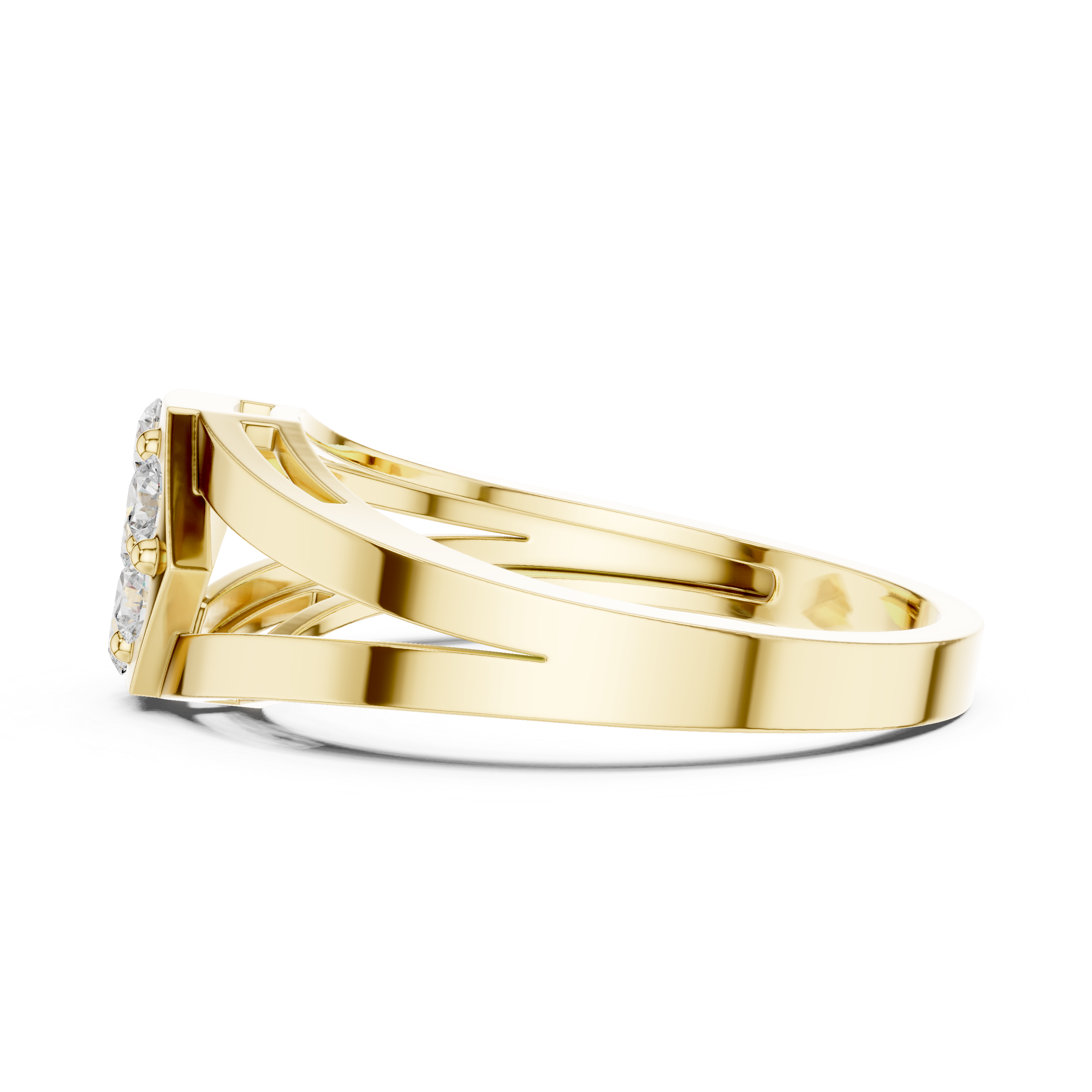 Kismet Interwoven Eternity Band Lab Grown Diamond Ring