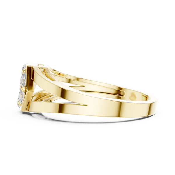 Kismet Interwoven Eternity Band Lab Grown Diamond Ring