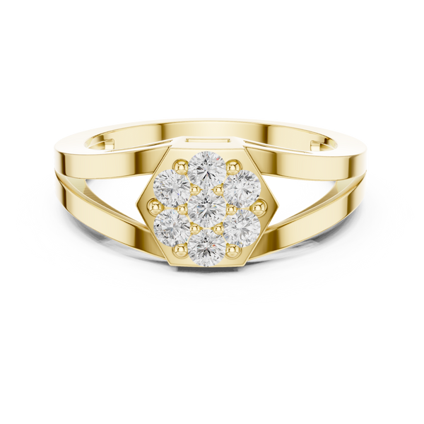 Kismet Interwoven Eternity Band Lab Grown Diamond Ring