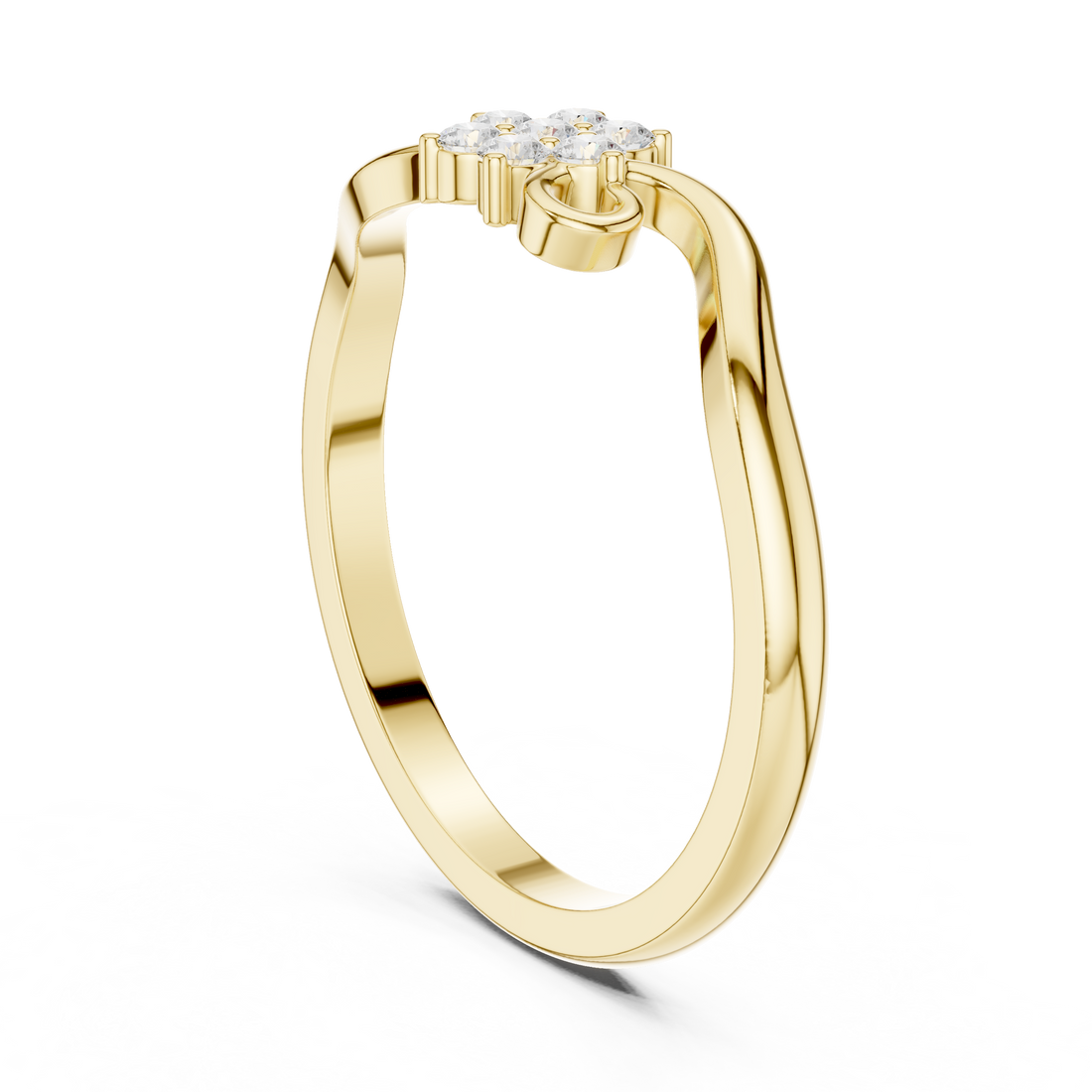 Celestia Cushion Cut Halo Lab Grown Diamond Ring