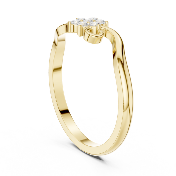 Celestia Cushion Cut Halo Lab Grown Diamond Ring