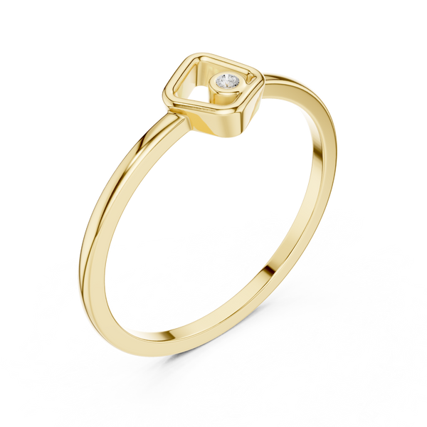 Zadie Round Cut Eternity Lab Grown Diamond Ring