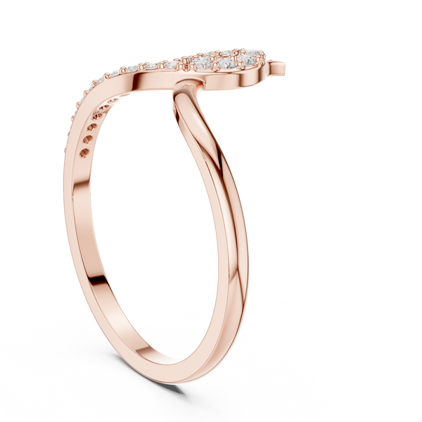 Iris Oval Cut Split Shank Lab Grown Diamond Ring