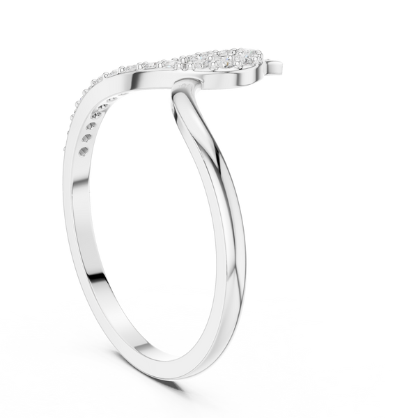 Iris Oval Cut Split Shank Lab Grown Diamond Ring