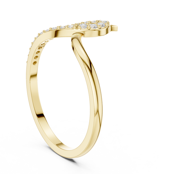 Iris Oval Cut Split Shank Lab Grown Diamond Ring