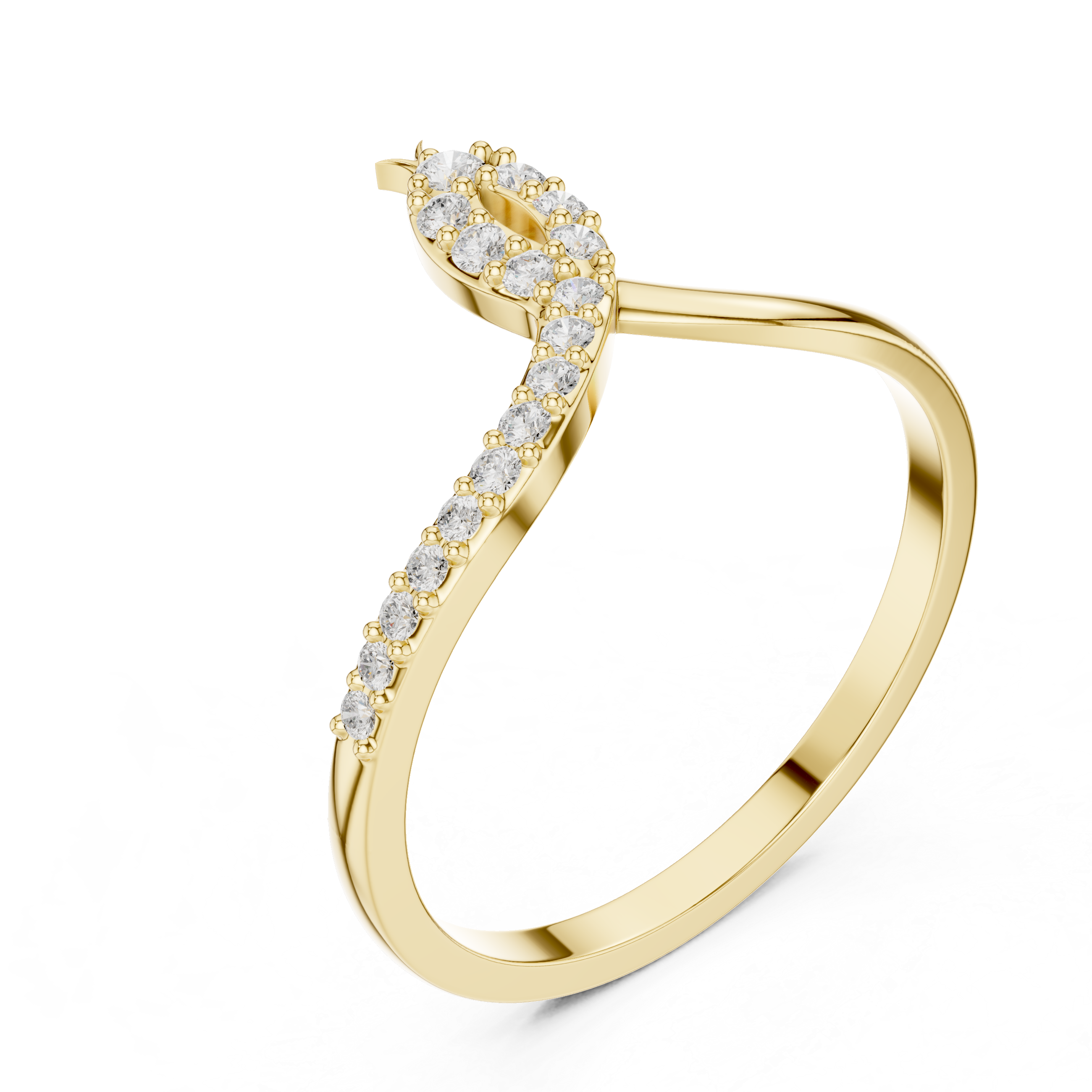 Iris Oval Cut Split Shank Lab Grown Diamond Ring