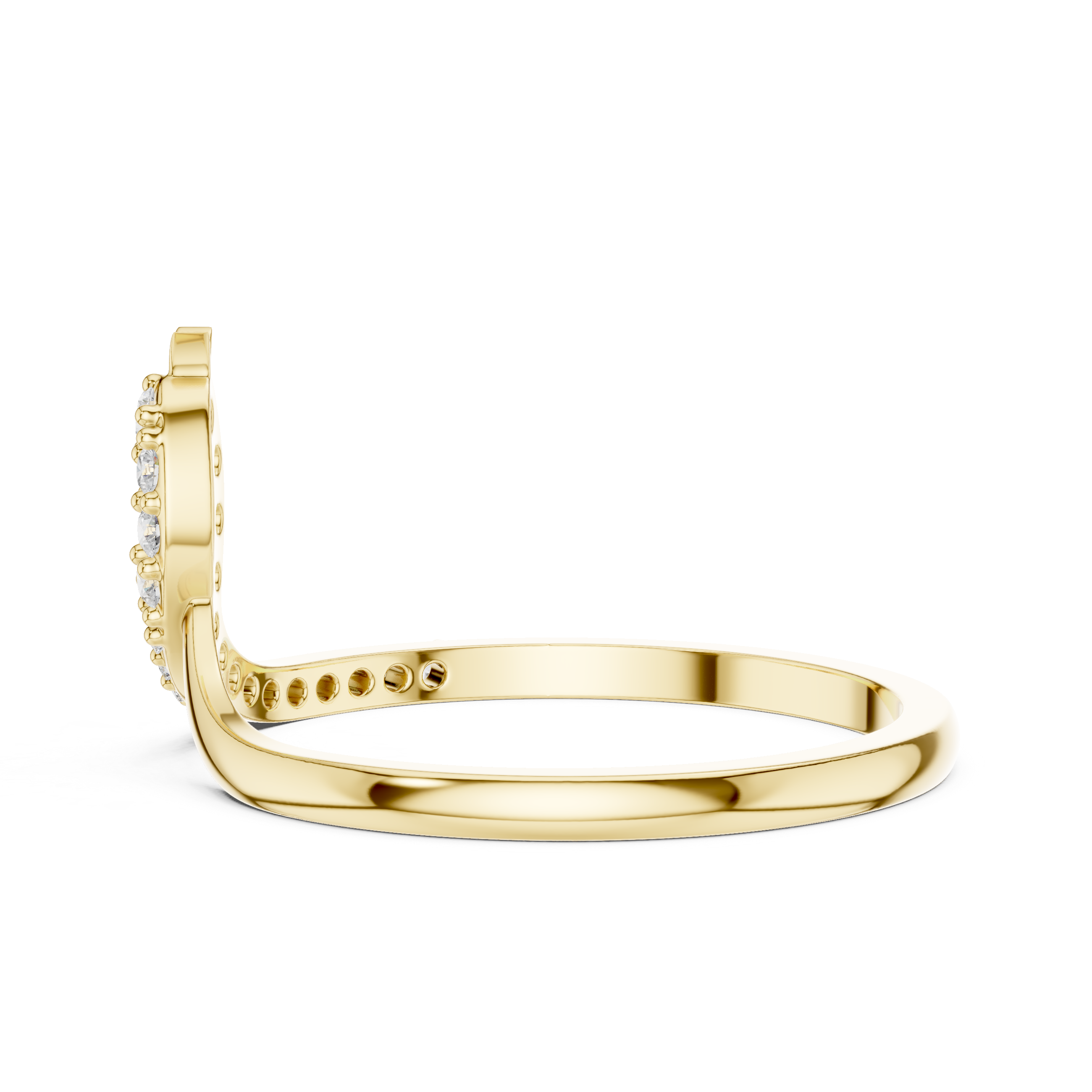 Iris Oval Cut Split Shank Lab Grown Diamond Ring