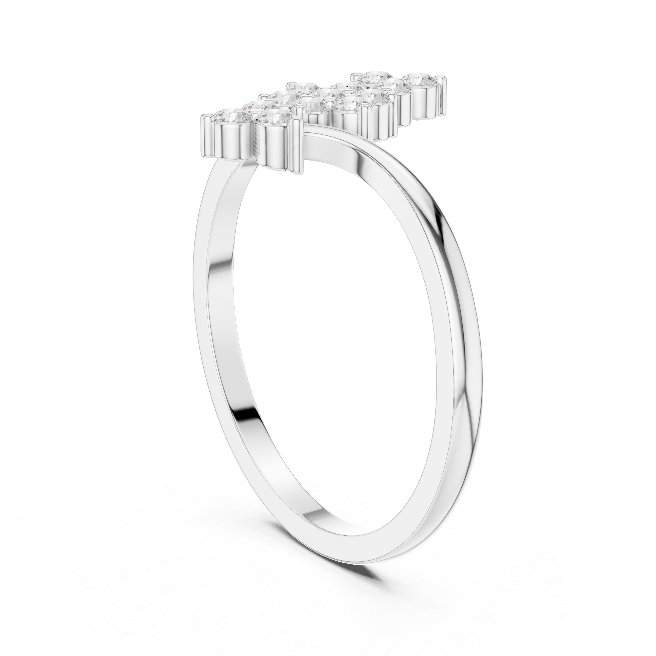 Danika Asscher Cut Halo Lab Grown Diamond Ring