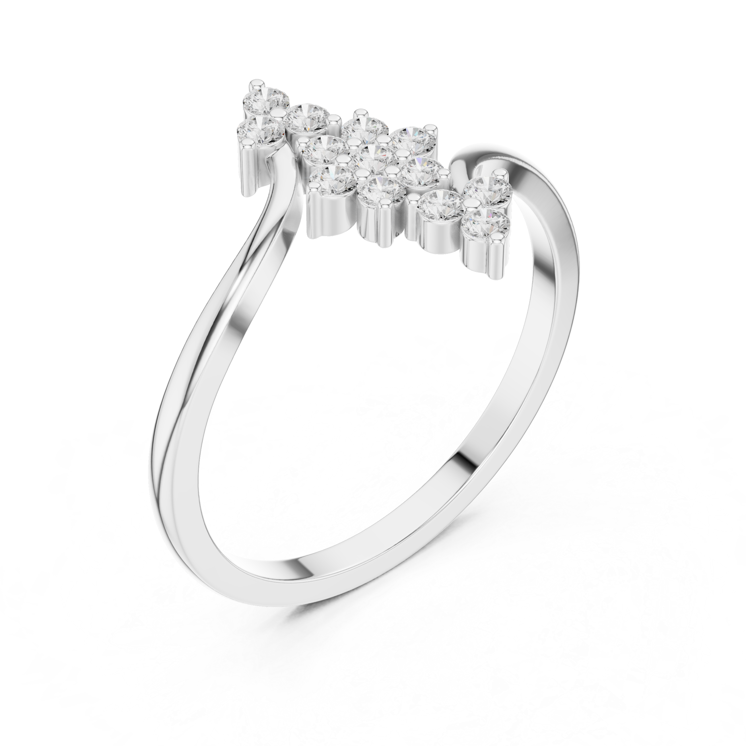 Danika Asscher Cut Halo Lab Grown Diamond Ring