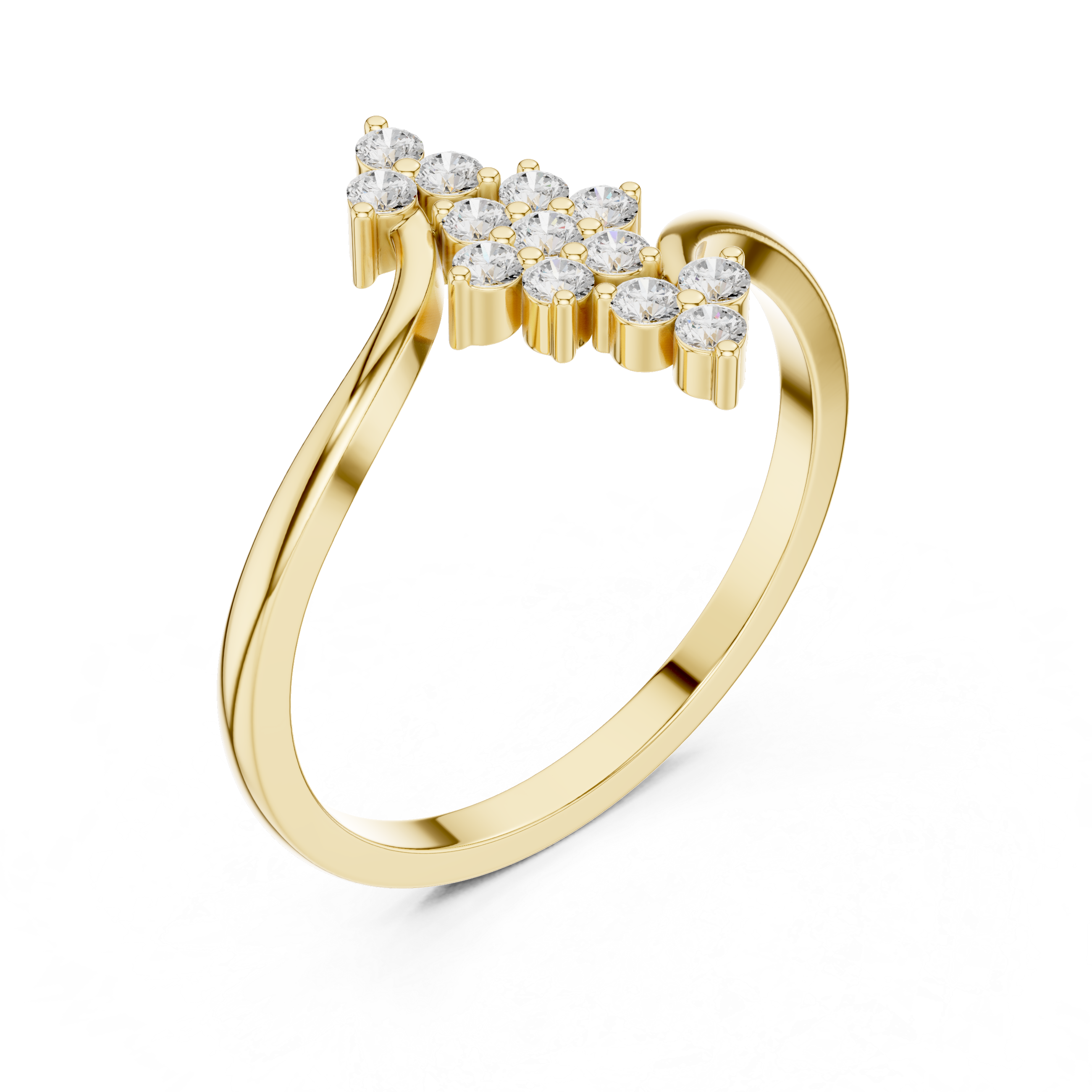 Danika Asscher Cut Halo Lab Grown Diamond Ring
