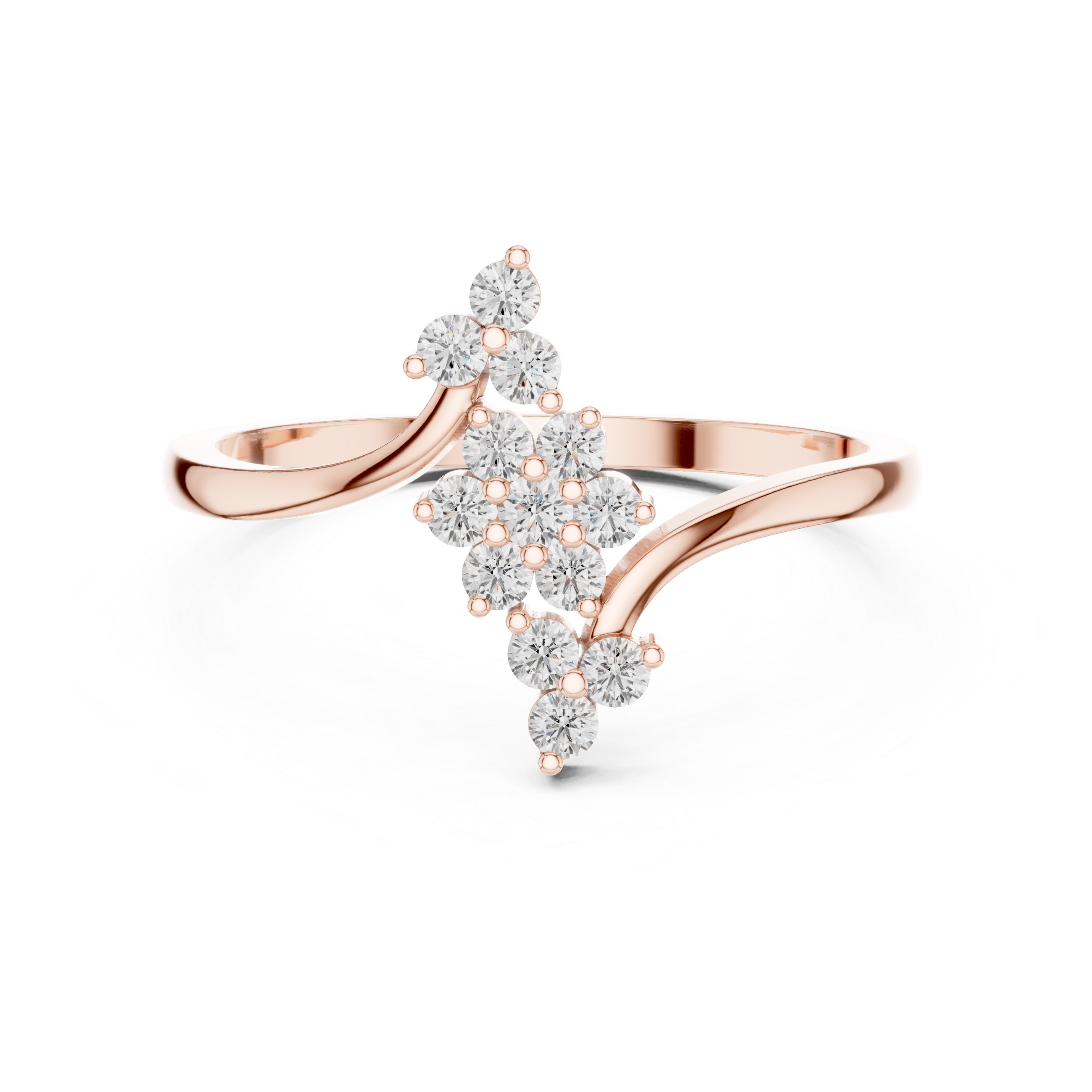 Danika Asscher Cut Halo Lab Grown Diamond Ring