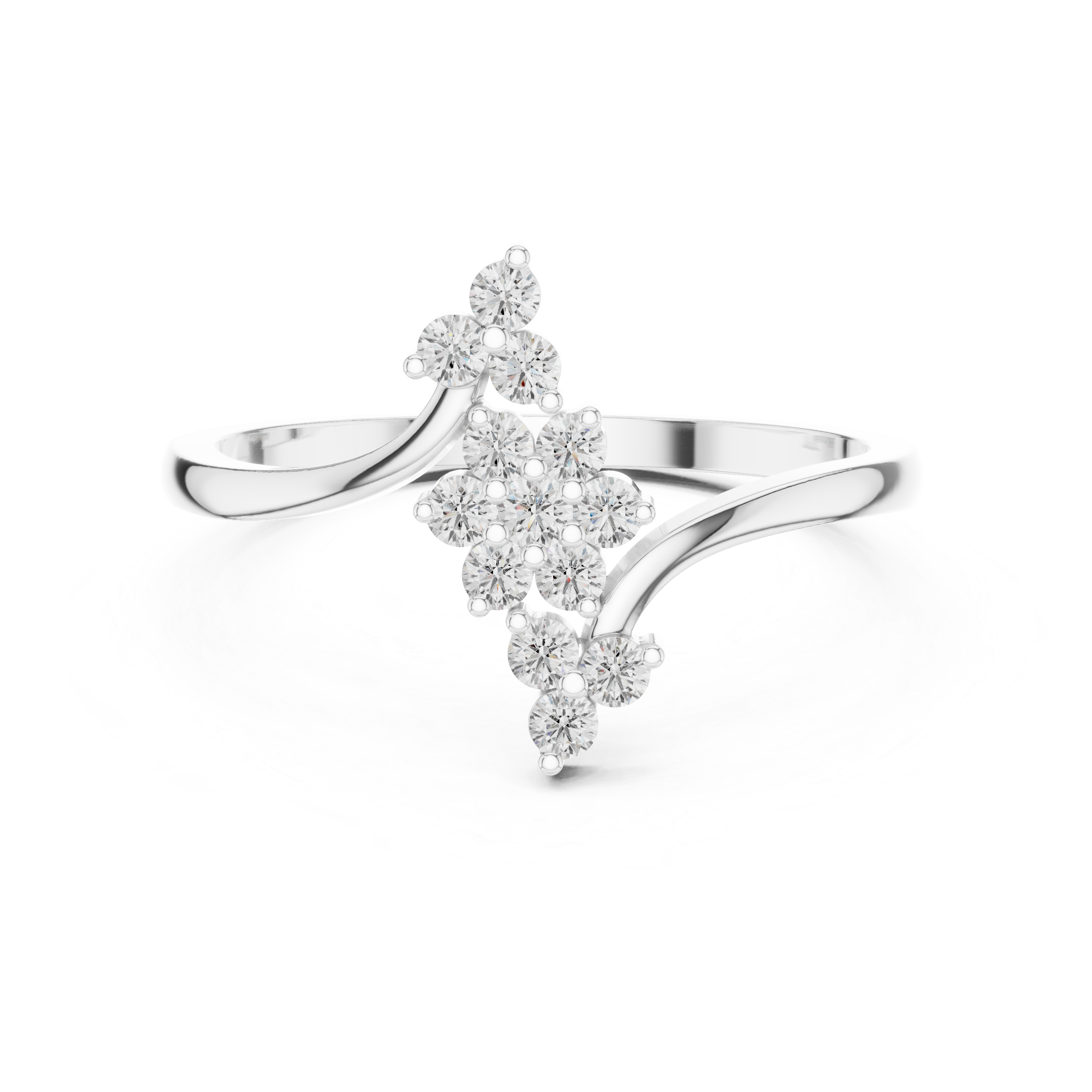 Danika Asscher Cut Halo Lab Grown Diamond Ring
