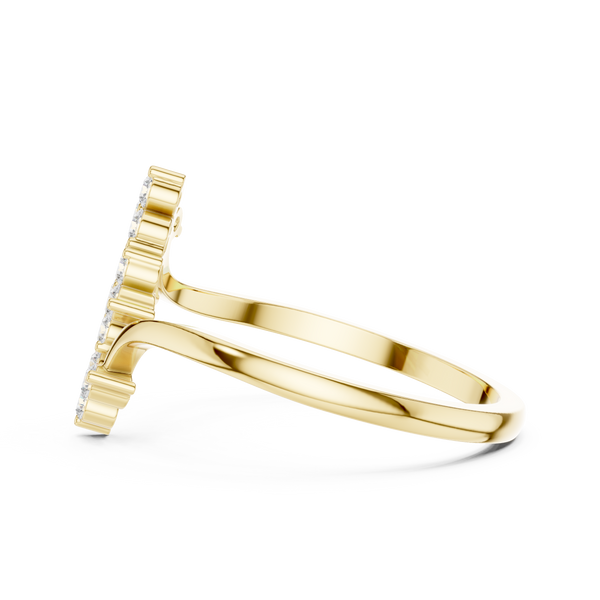 Danika Asscher Cut Halo Lab Grown Diamond Ring