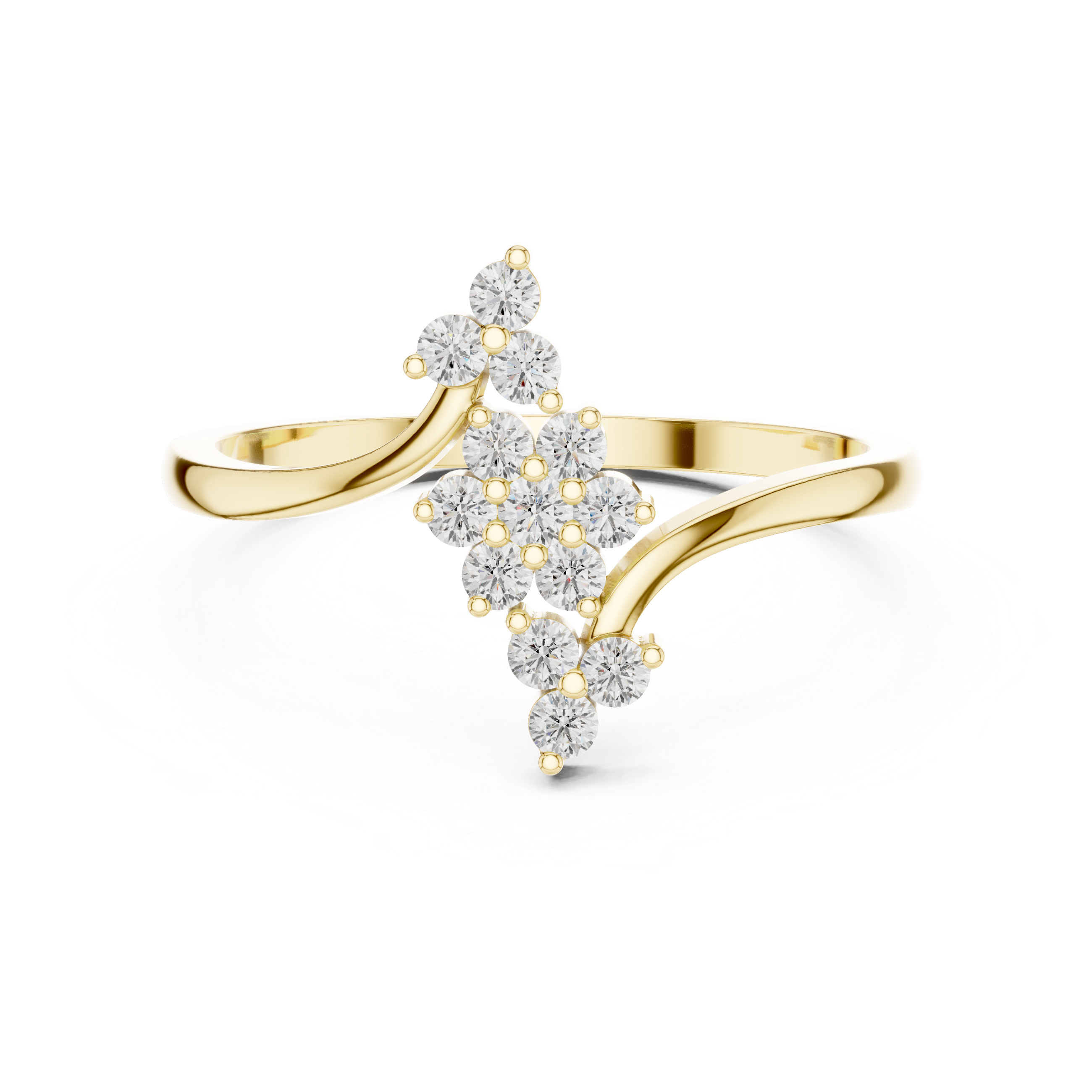Danika Asscher Cut Halo Lab Grown Diamond Ring