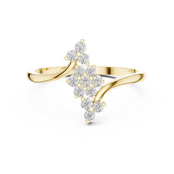 Danika Asscher Cut Halo Lab Grown Diamond Ring