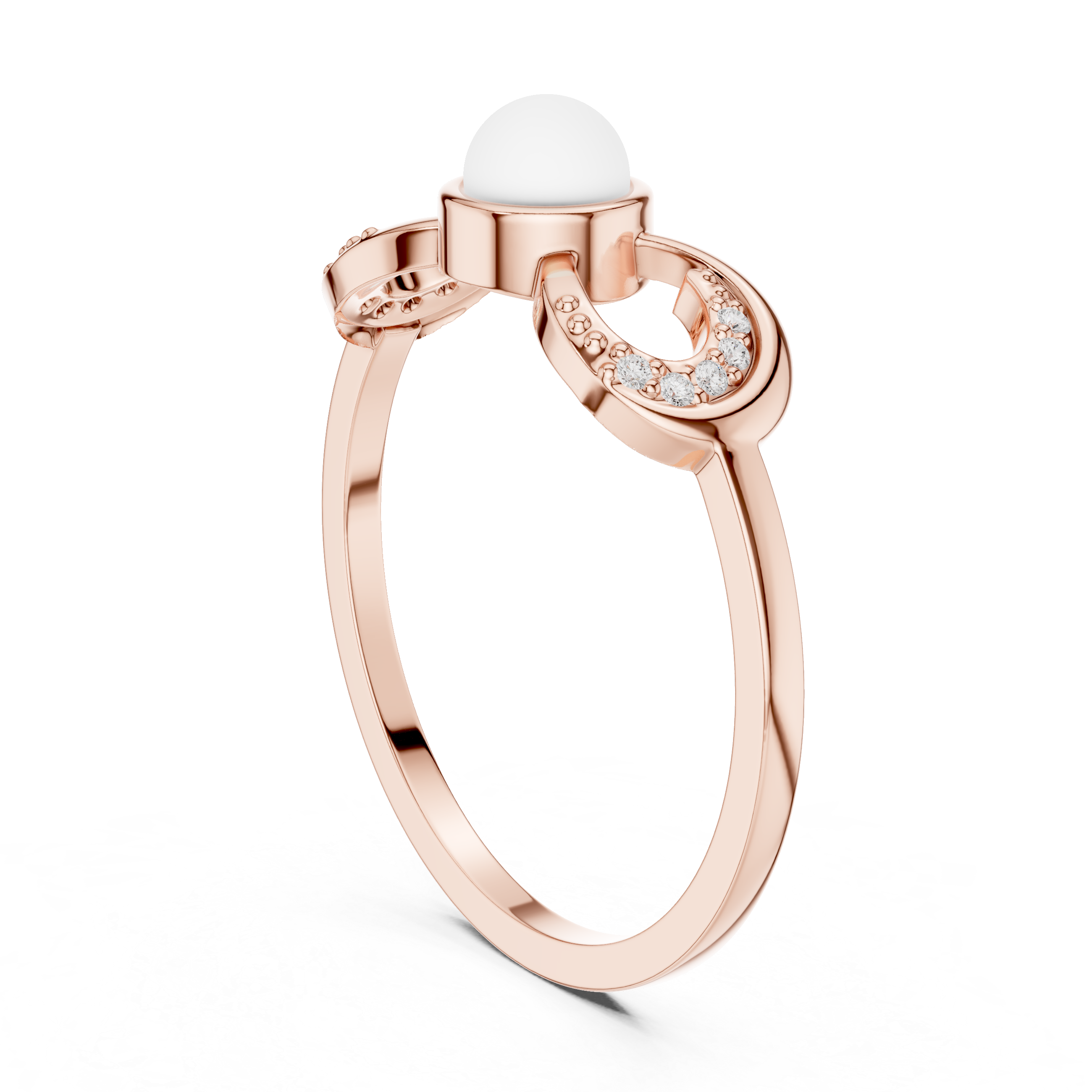 Gillian Princess Cut Vintage Lab Grown Diamond Ring