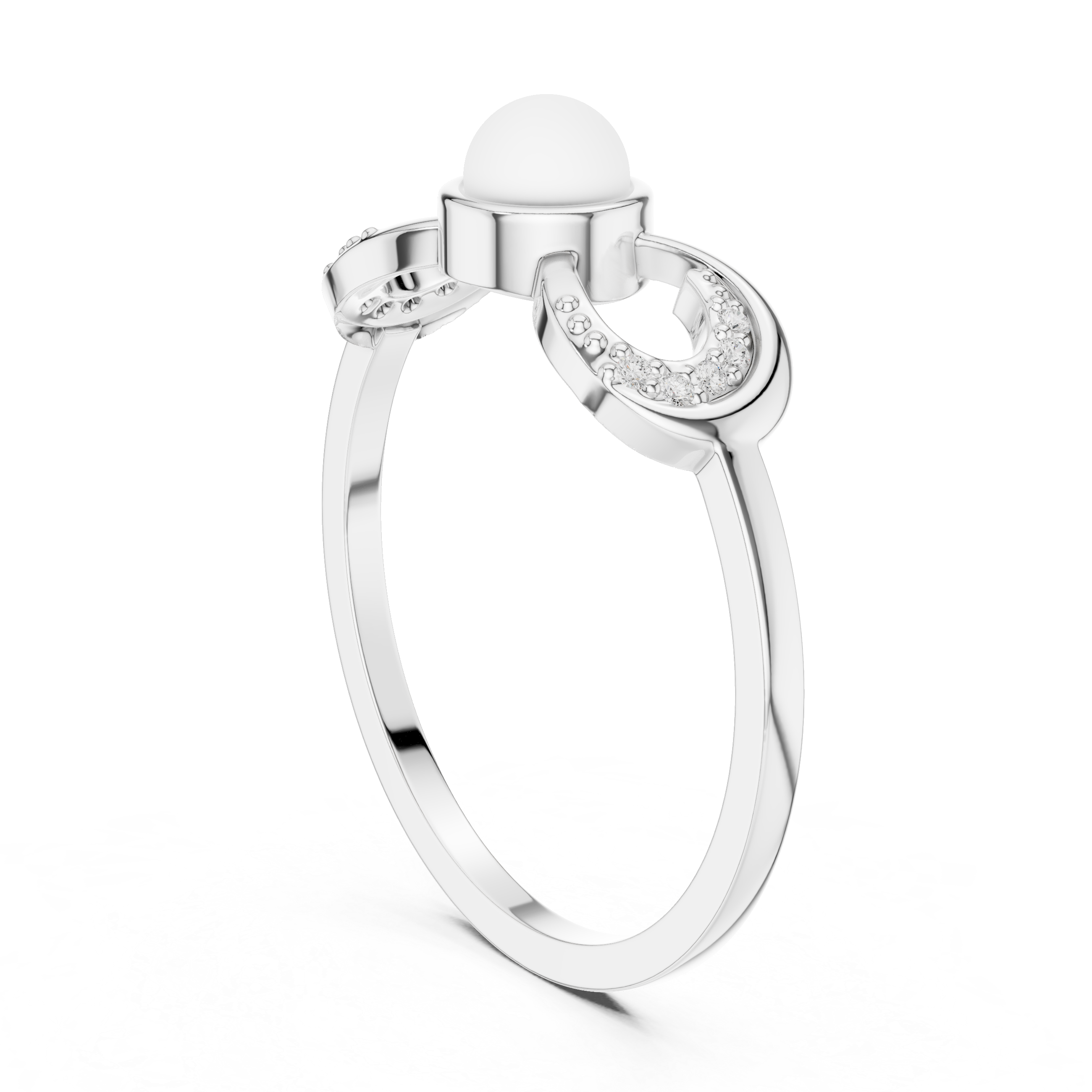 Gillian Princess Cut Vintage Lab Grown Diamond Ring
