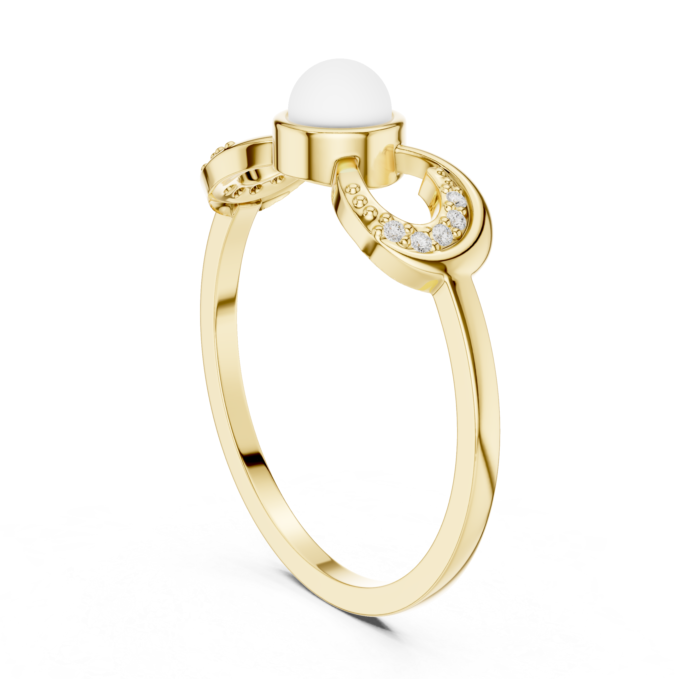 Gillian Princess Cut Vintage Lab Grown Diamond Ring