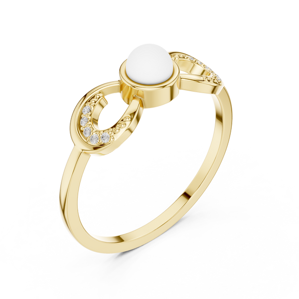 Gillian Princess Cut Vintage Lab Grown Diamond Ring