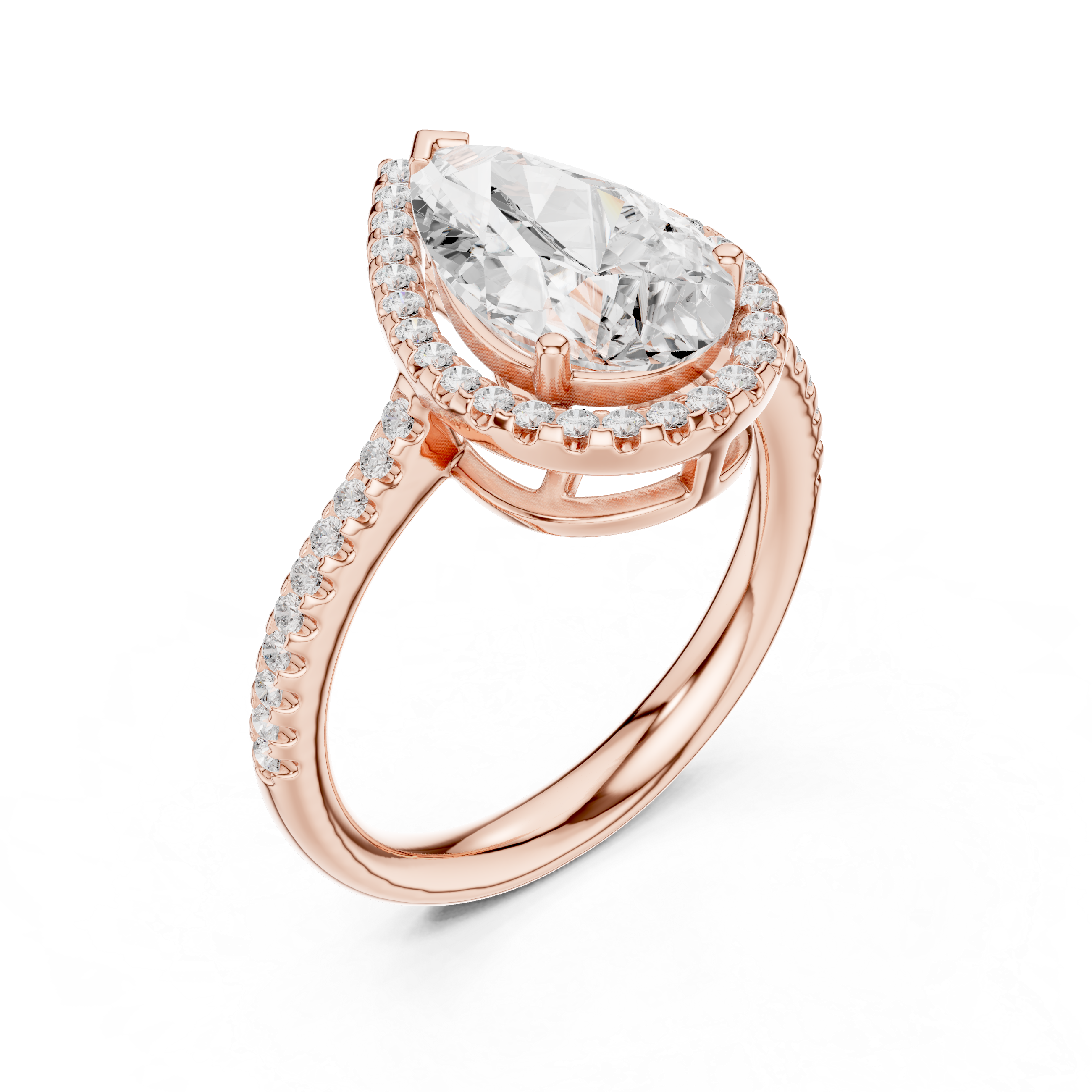 Lumina Princess Cut Three Stone Lab Grown Diamond Ring