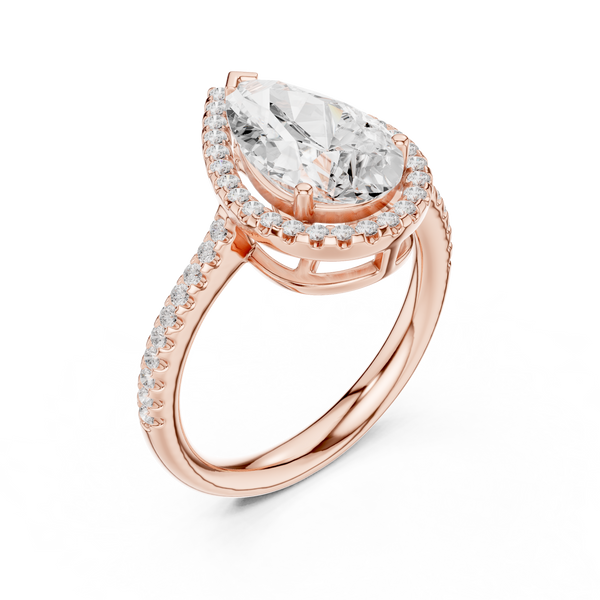 Lumina Princess Cut Three Stone Lab Grown Diamond Ring