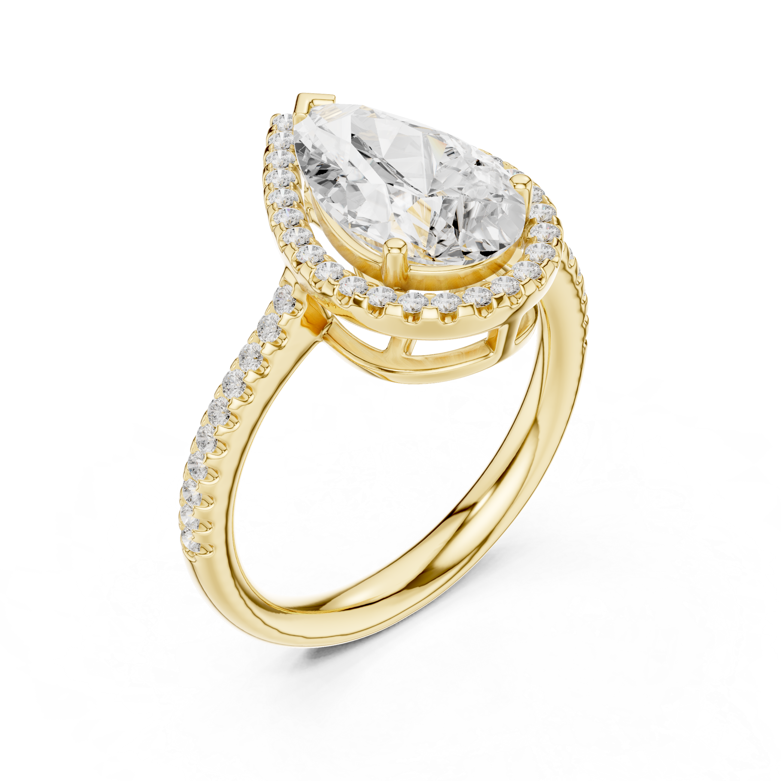 Lumina Princess Cut Three Stone Lab Grown Diamond Ring