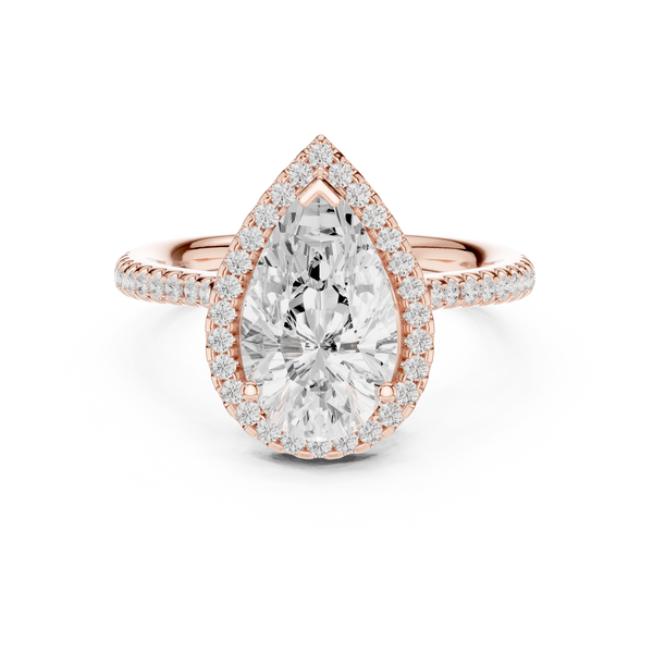 Lumina Princess Cut Three Stone Lab Grown Diamond Ring