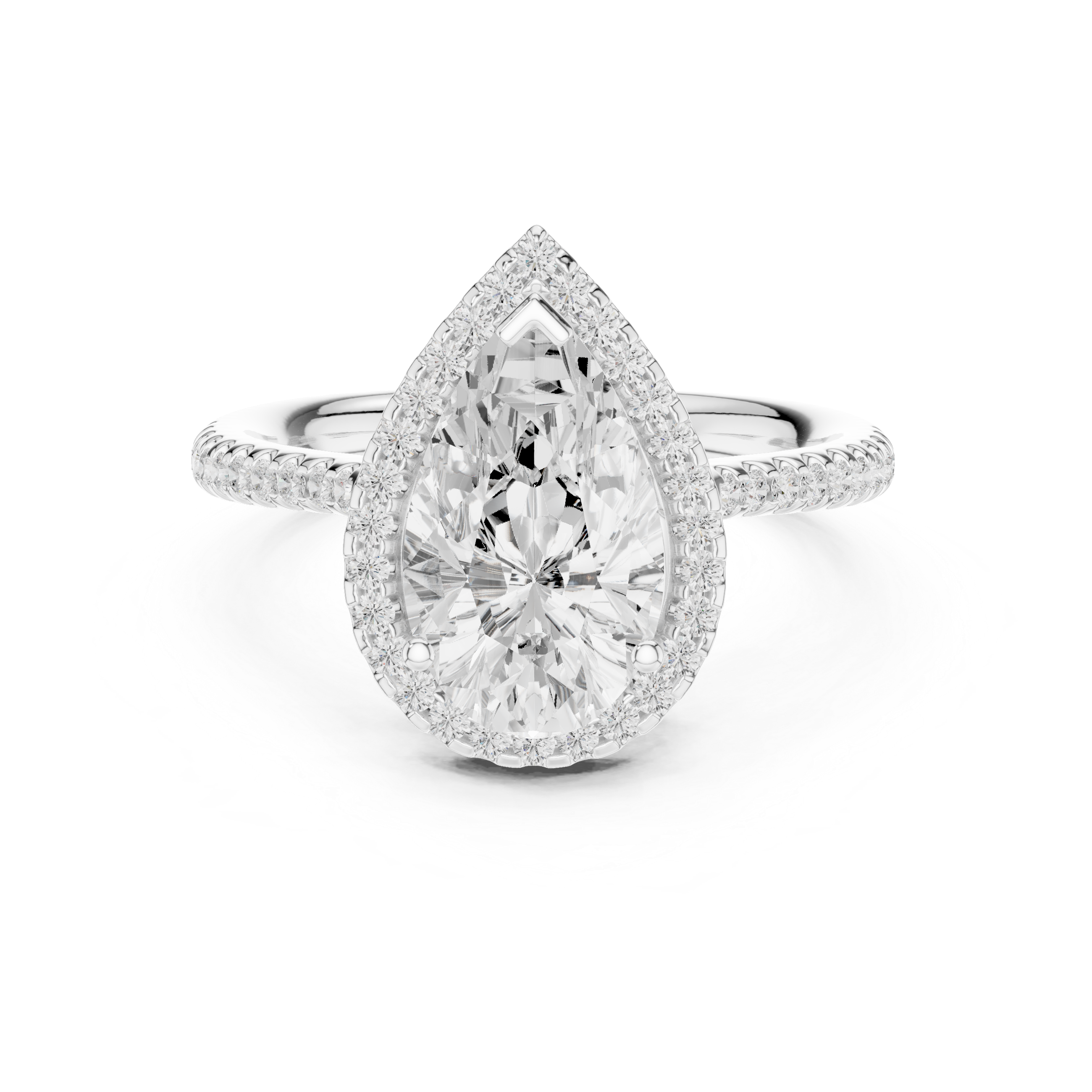 Lumina Princess Cut Three Stone Lab Grown Diamond Ring