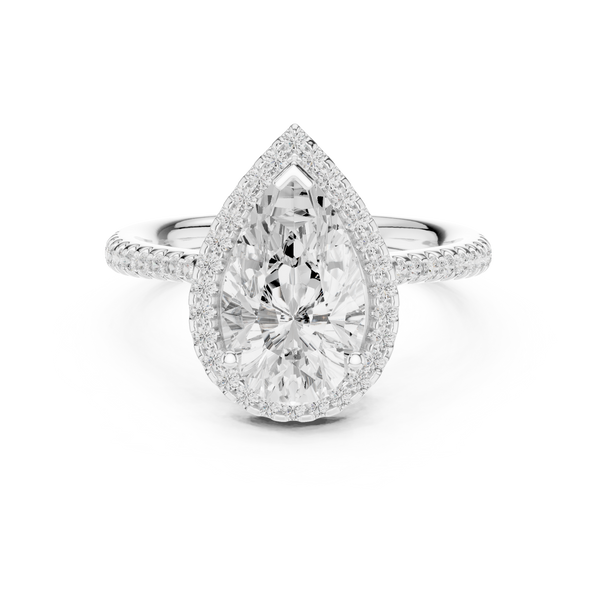 Lumina Princess Cut Three Stone Lab Grown Diamond Ring