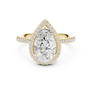 Lumina Princess Cut Three Stone Lab Grown Diamond Ring