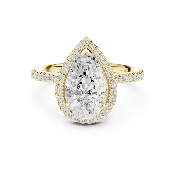 Lumina Princess Cut Three Stone Lab Grown Diamond Ring